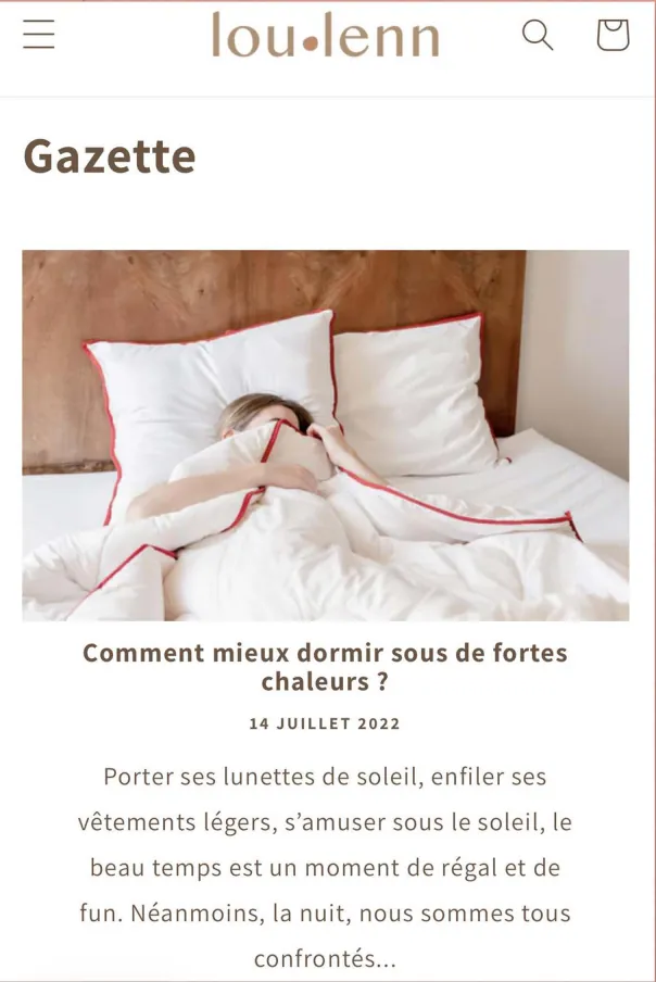 Articles pour Loulenn, visuel 1